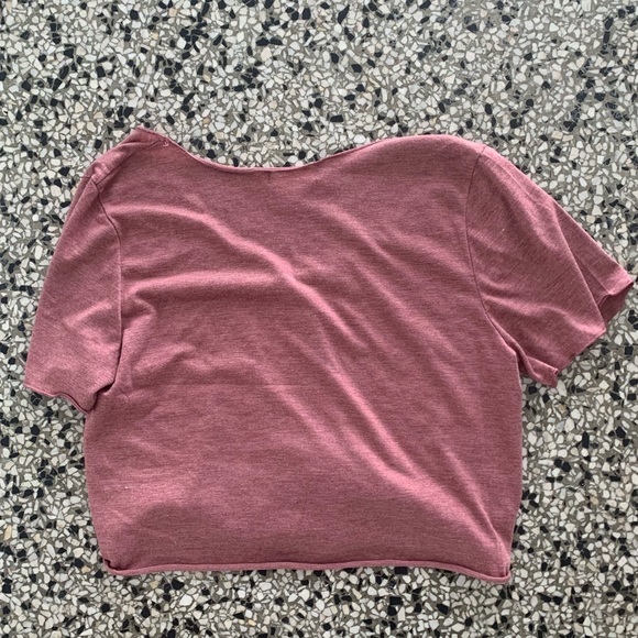 Bozzolo Pink Crop Shirt - Picture 2 of 3